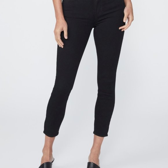 Paige Verdugo Crop black overdye size 28 - Picture 2 of 6